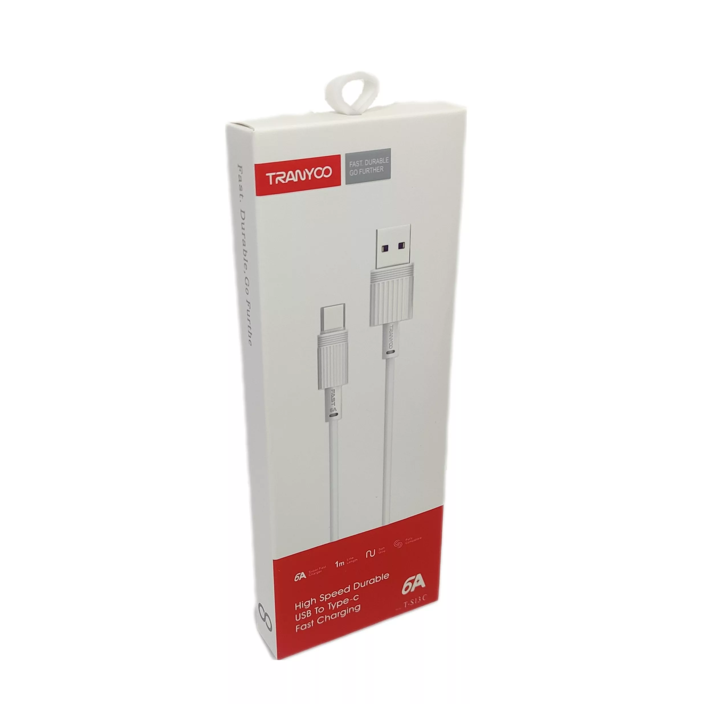 کابل تبدیل USB به USB-C ترانیو مدل  T-S13C  طول 1 متر