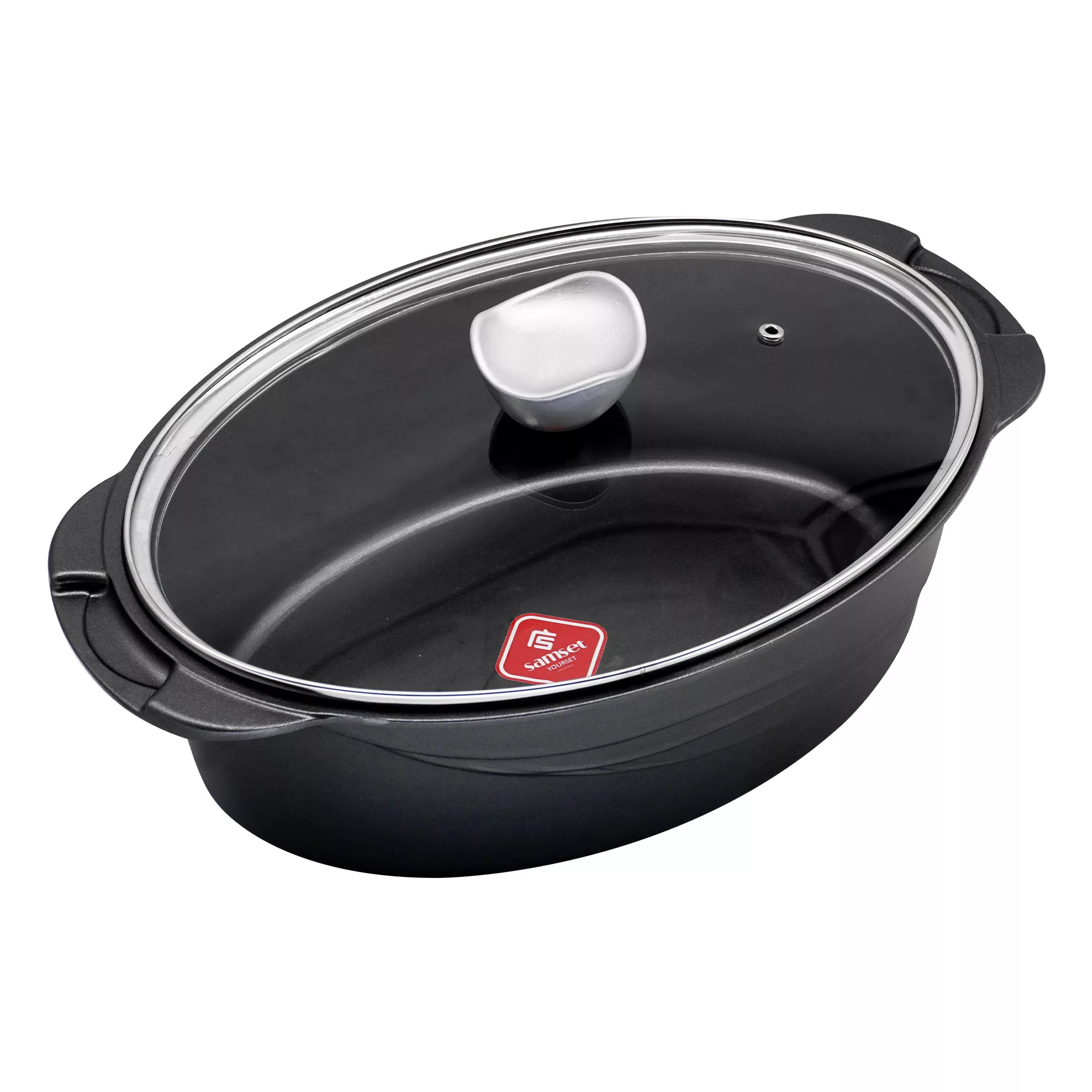 سرویس تابه تفلون 3 پارچه سام ست مدل مرغ و ماهی