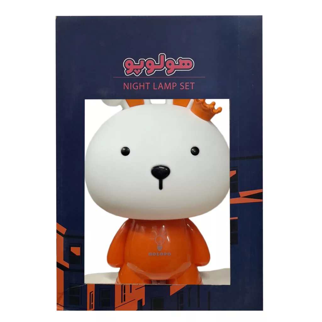 چراغ خواب اتاق کودک مدل خرگوش اسکیت سوار