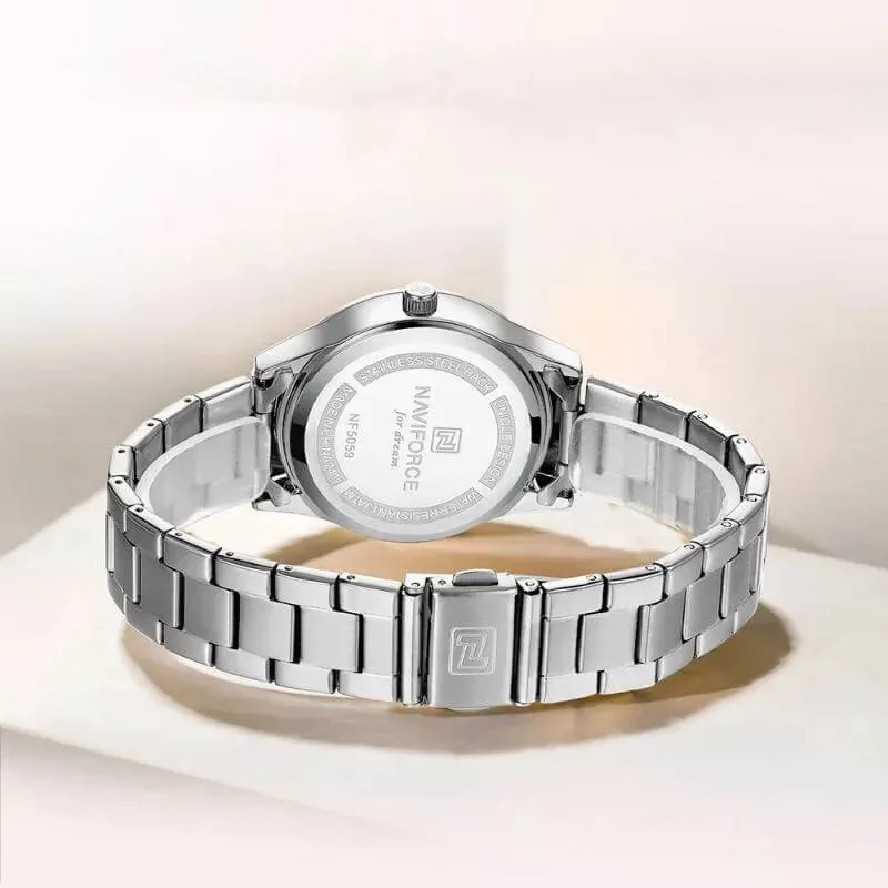 ساعت مچی عقربه‌ای زنانه نیوی فورس مدل NF5059