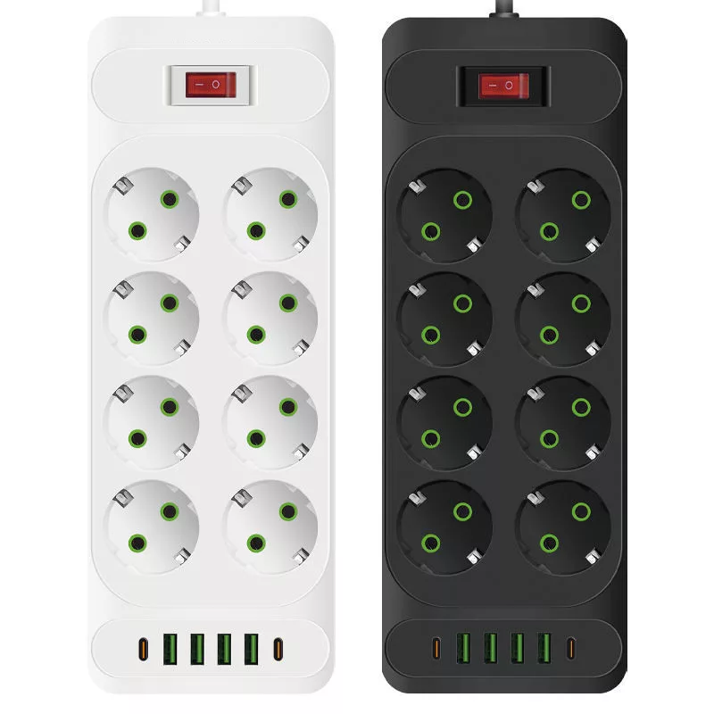 چندراهی برق پاورسوکت مدل F34u Type-C هشت خانه