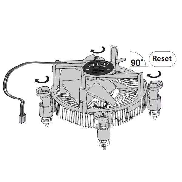 خنک کننده پردازنده اینتل مدل box55