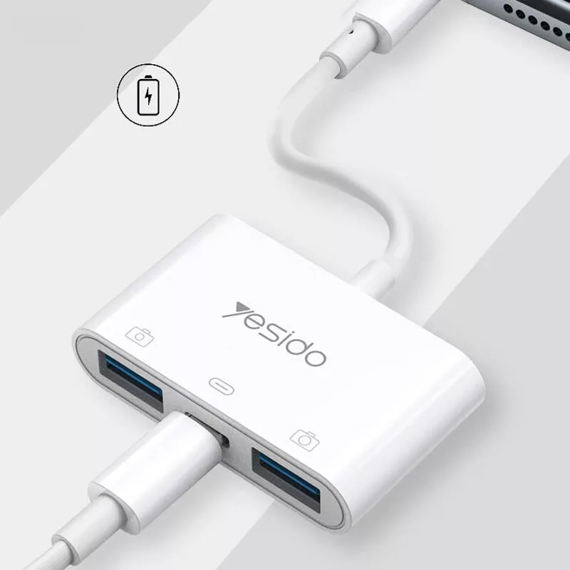 مبدل USB-C به USB-C / USB یسیدو مدل GS17