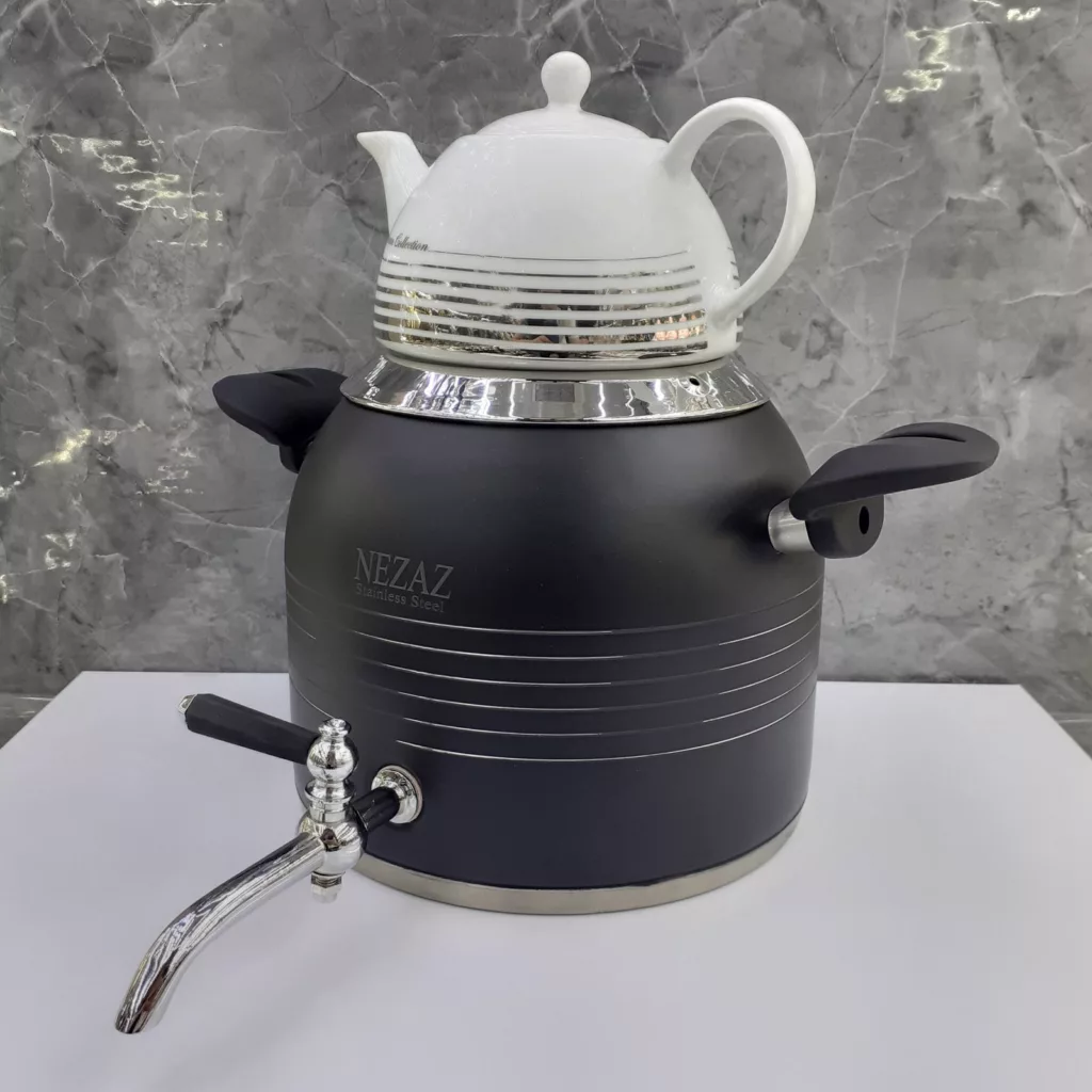 ست کتری و قوری نزاز مدل قالب ترک