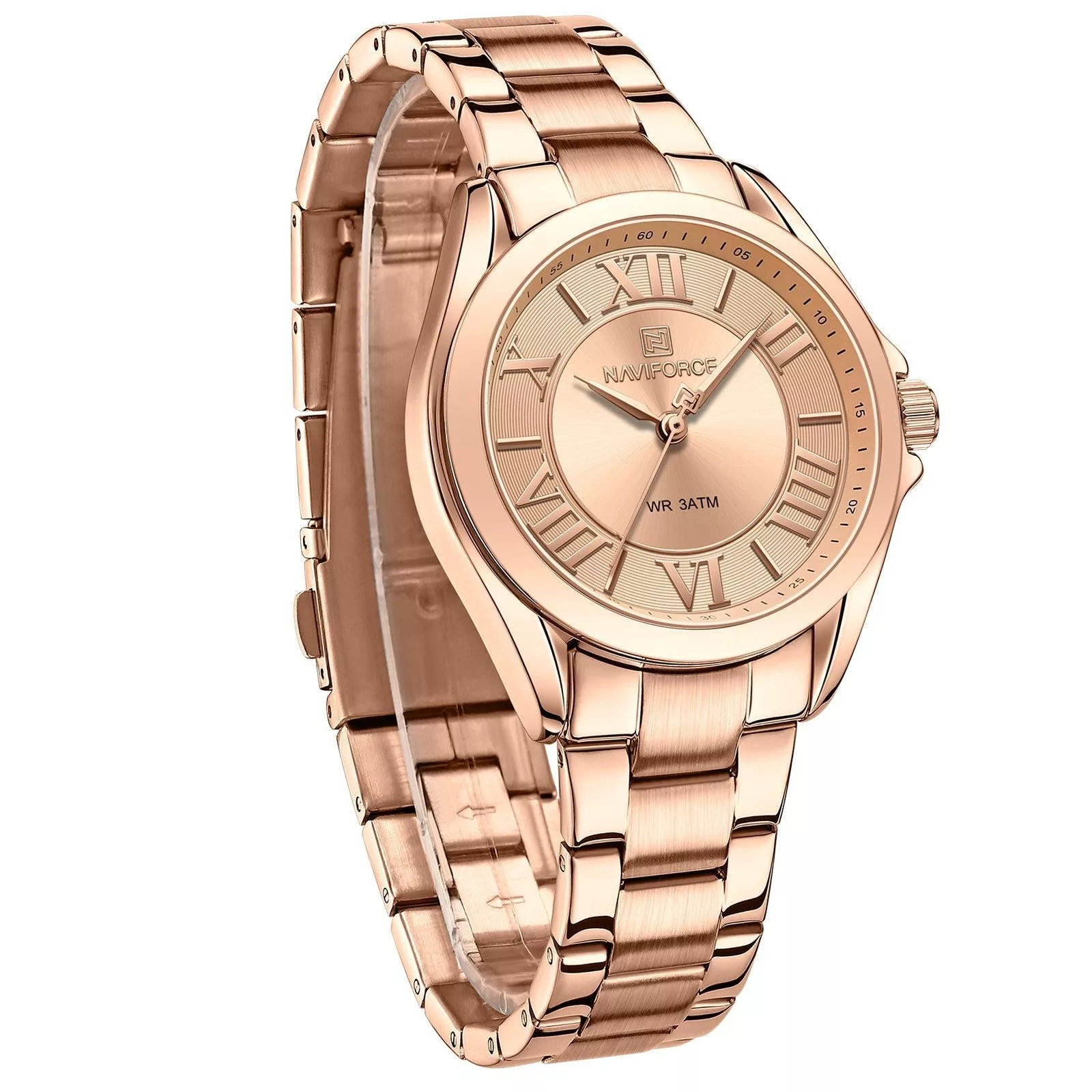 ساعت مچی عقربه ای زنانه نیوی فورس مدل NF5037RGRG