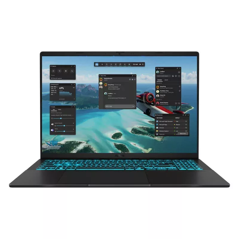لپ تاپ 16 اینچ ایسوس مدل V16 V3607VH RP007W-Core 7 240H-32GB DDR5 5600MHz-1TB SSD-RTX 5050 8GB-IPS WUXGA 144Hz – کاستوم شده