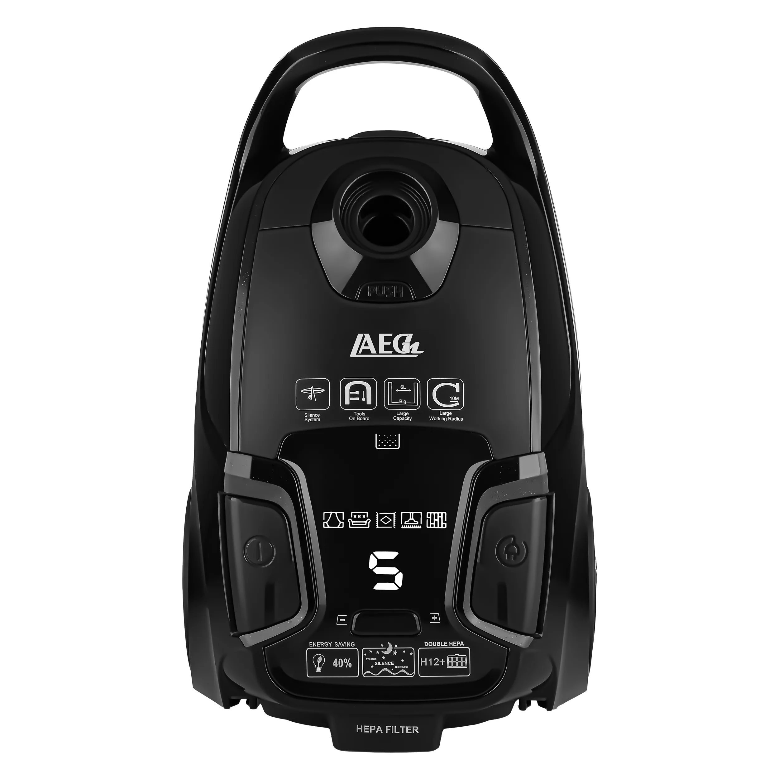 جاروبرقی 2800 وات لایق مدل LVC-D630S