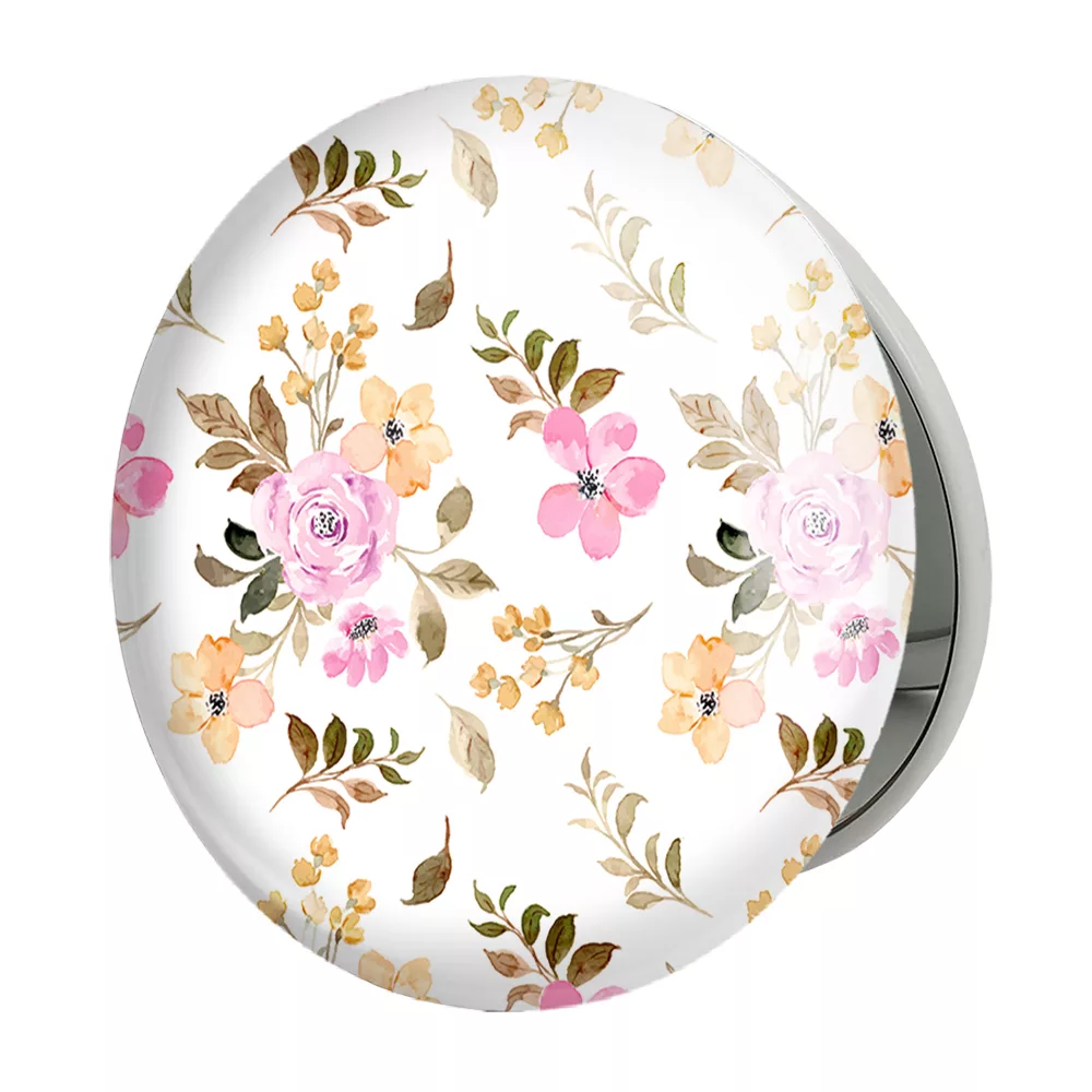 آینه جیبی خندالو طرح گل گلی مدل تاشو کد 28997