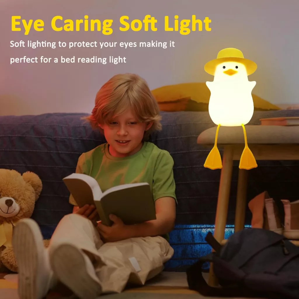 چراغ خواب کودک و نوزاد مدل ضربه ای طرح اردک