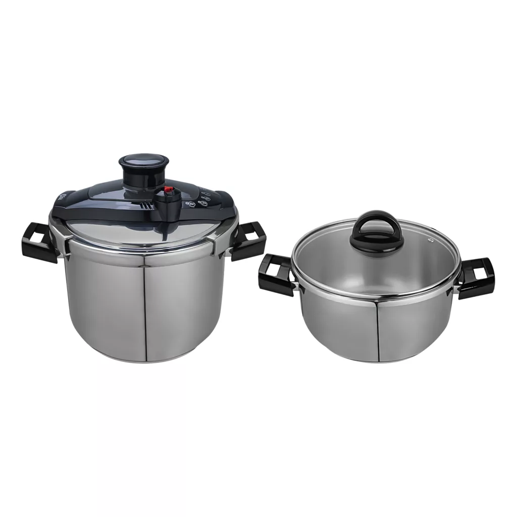 زودپز دوقلو سوپر کاسا مدل Belma گنجایش 6 و 4 لیتر