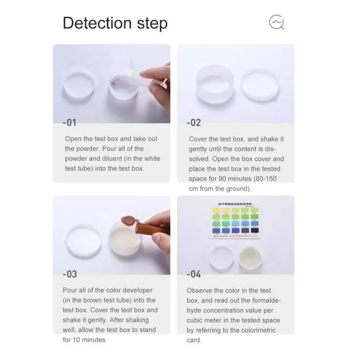 کیت تست هوای باسئوس مدل ACJHQ-01-1 مجموعه 3 عددی