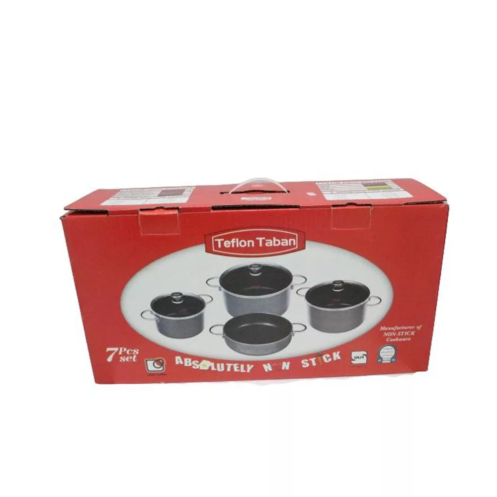 سرویس پخت وپز 7 پارچه تفلون تابان مدل 255