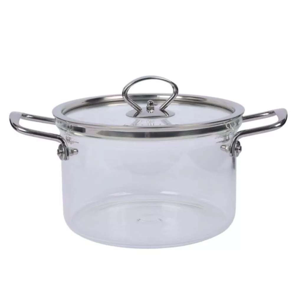 سرویس قابلمه 2 پارچه مدل شیشه ای کد NC21-NC23