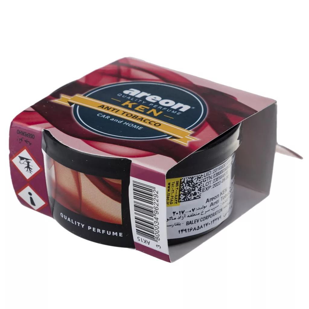 خوشبو کننده خودرو آرئون مدل Ken با رایحه Anti Tobacco
