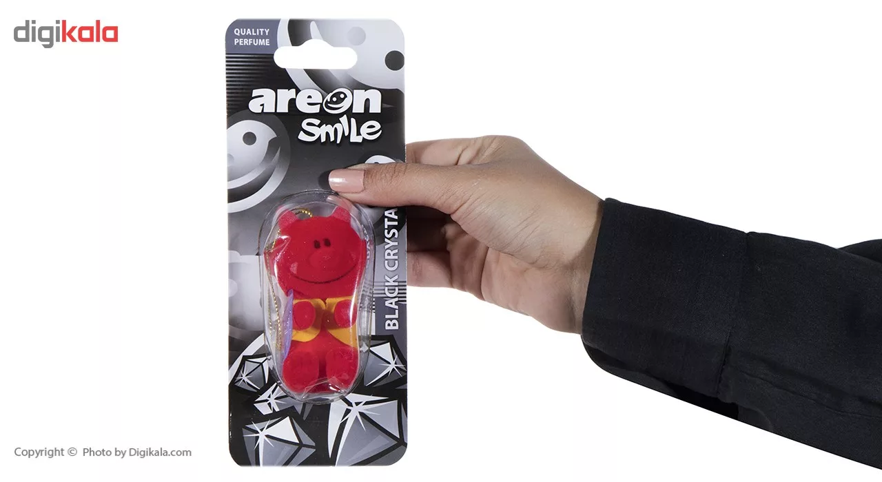 خوشبو کننده ماشین آرئون مدل Smile Black Crystal