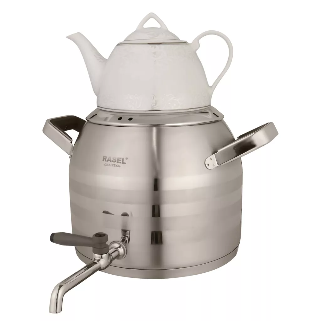 ست کتری و قوری راسل کد 123B گنجایش 5 لیتر قوری 0.8 لیتر