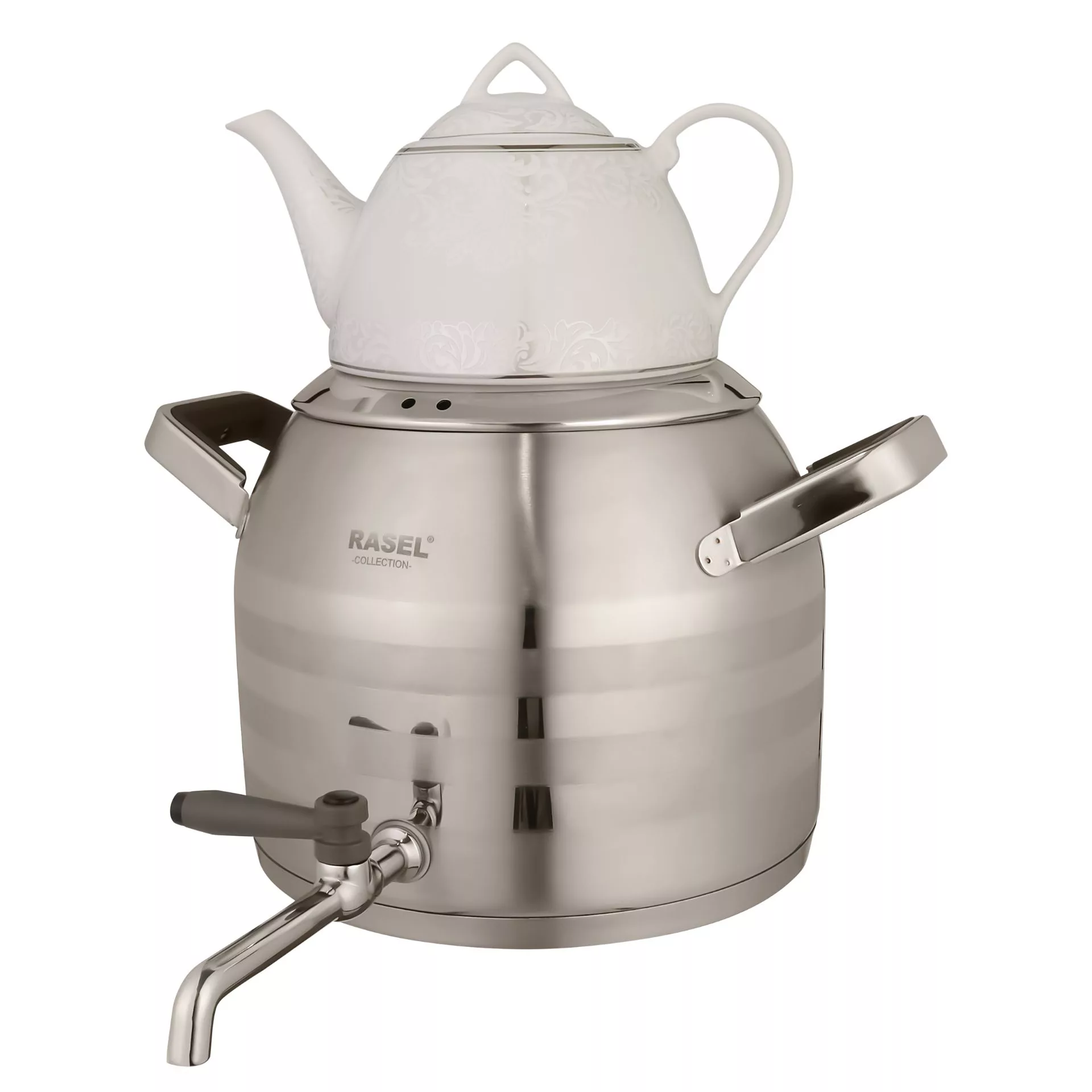 ست کتری و قوری راسل کد 123B گنجایش 5 لیتر قوری 0.8 لیتر