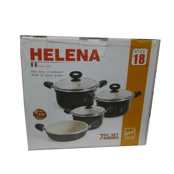 سرویس پخت و پز 7 پارچه هلنا مدل دانشجویی