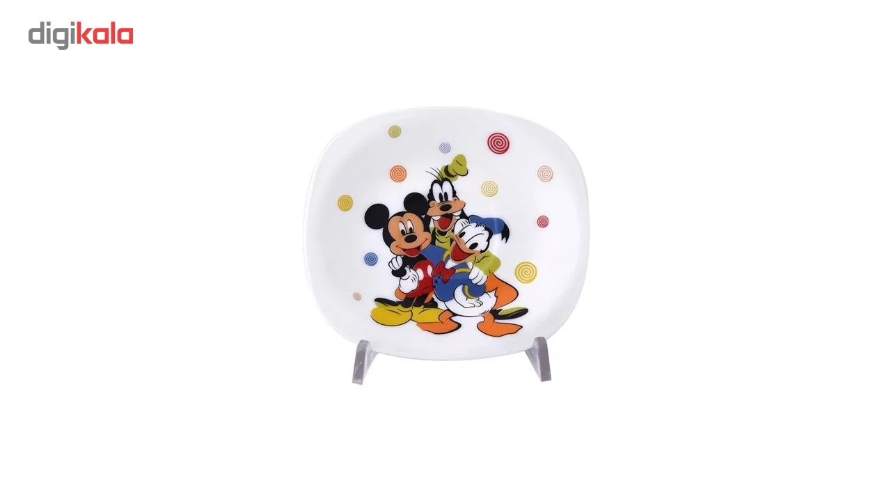 سرویس غذاخوری 5 پارچه کودک پارس اوپال طرح Micky Mouse