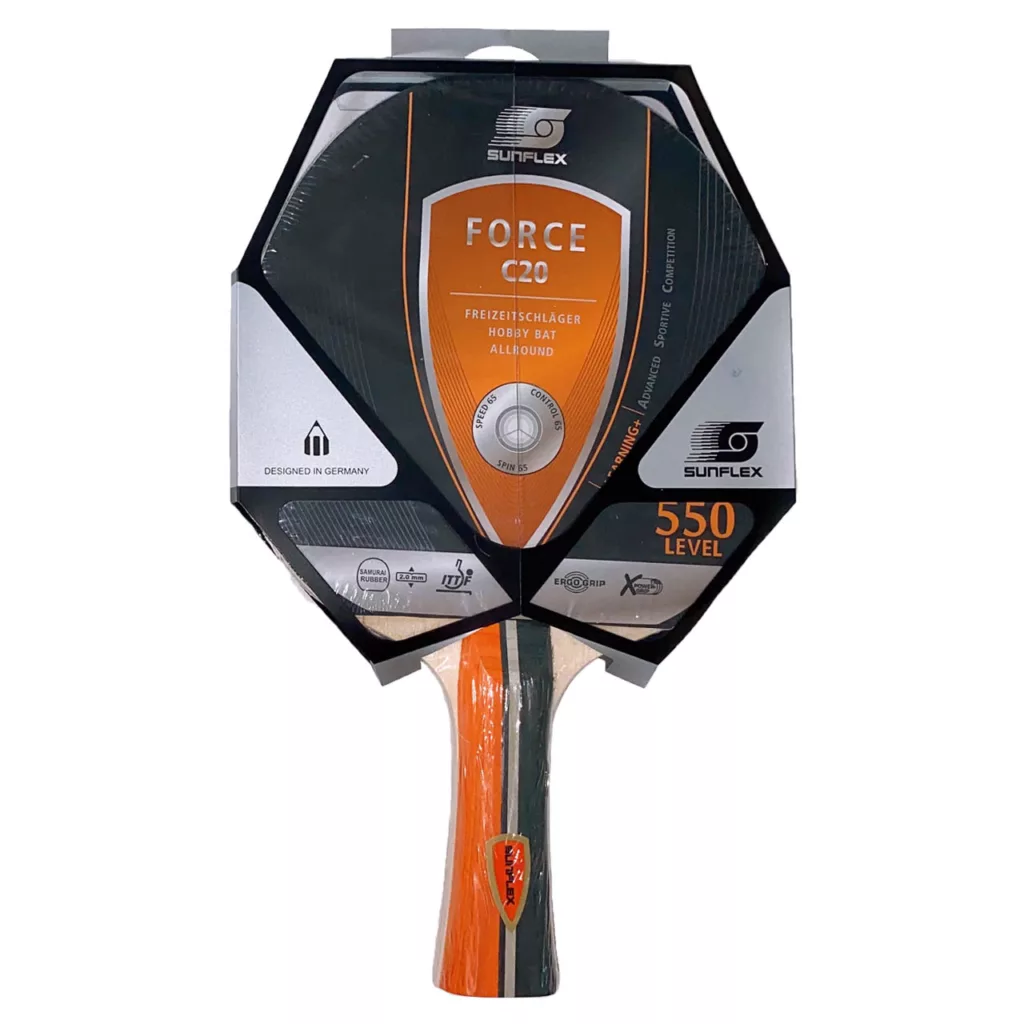راکت پینگ پنگ سان فلکس مدل FORCE C20 Level 550