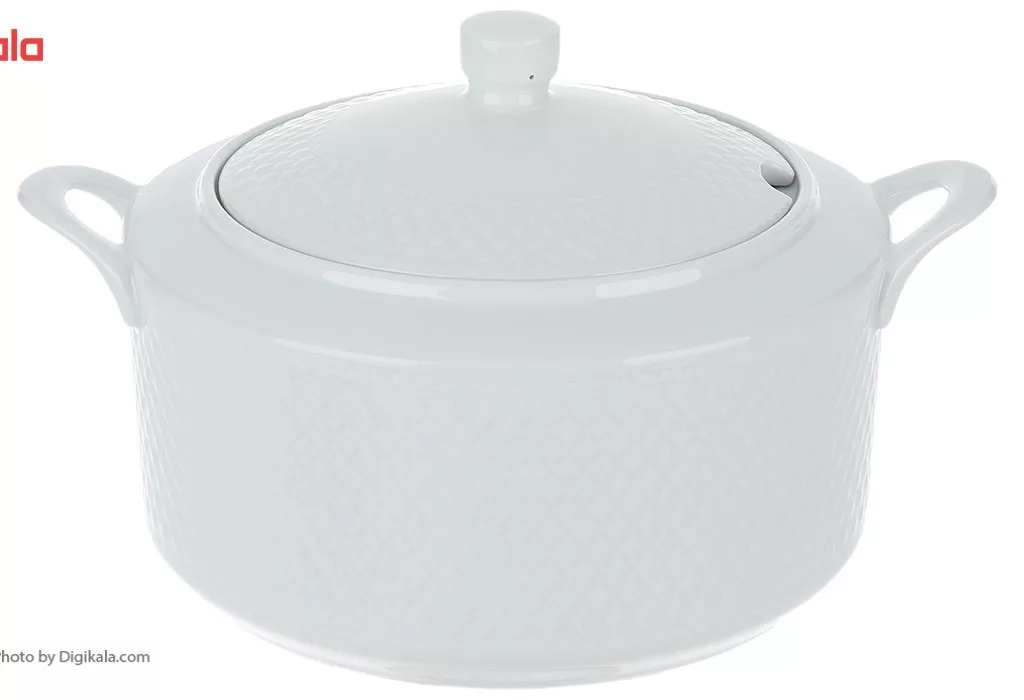 سرویس غذاخوری 102 پارچه 12 نفره چینی زرین ایران مدل رادیانس سفید درجه عالی