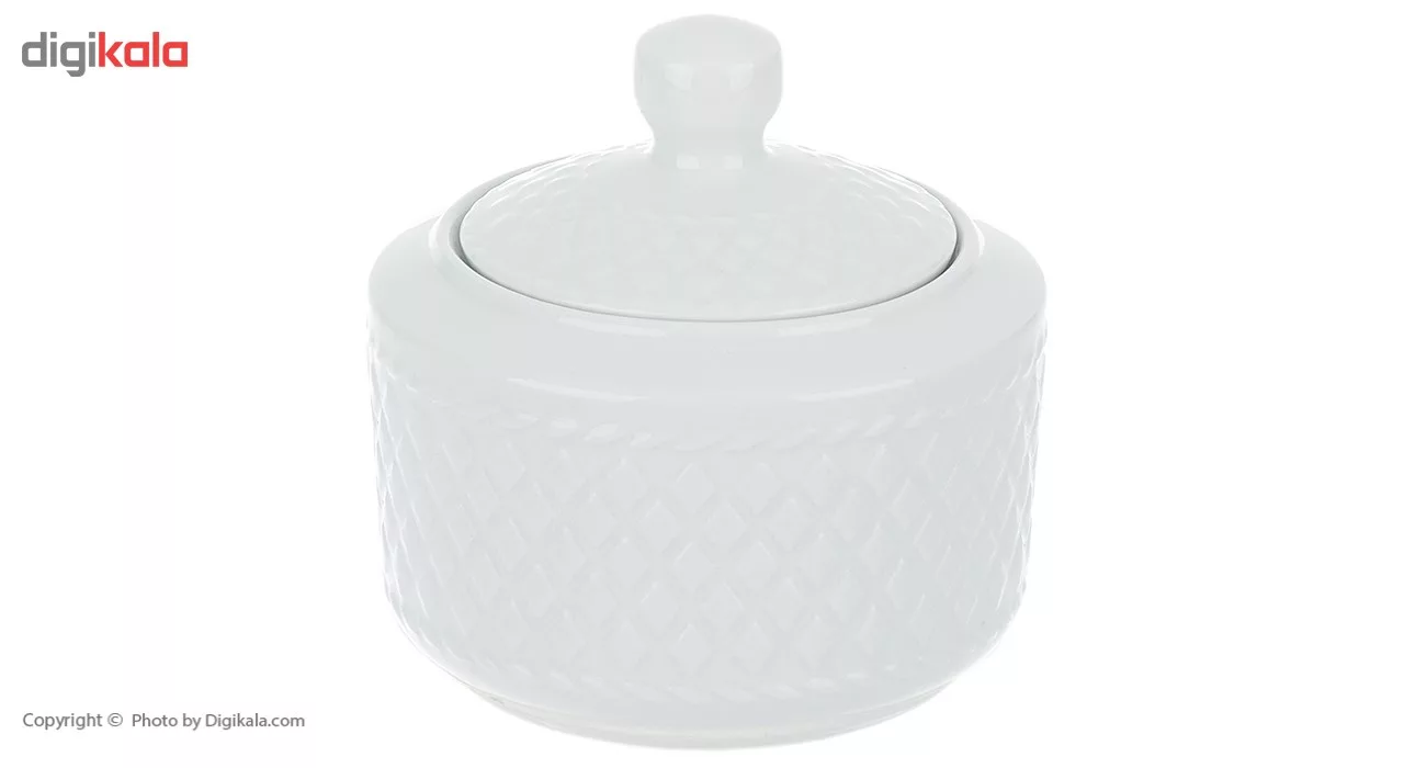 سرویس غذاخوری 102 پارچه 12 نفره چینی زرین ایران مدل رادیانس سفید درجه عالی