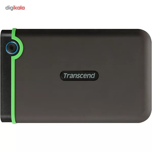 هارد اکسترنال ترنسند مدل StoreJet 25M3 ظرفیت یک ترابایت دارای رابط USB Type-A 2.0