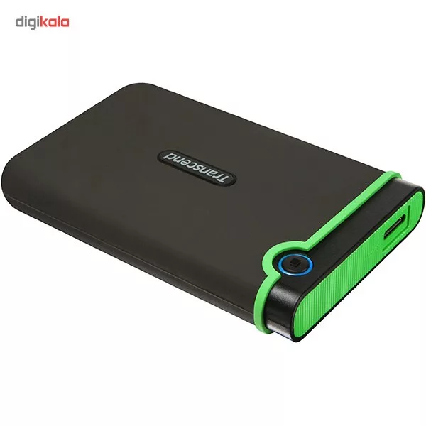 هارد اکسترنال ترنسند مدل StoreJet 25M3 ظرفیت یک ترابایت دارای رابط USB Type-A 2.0