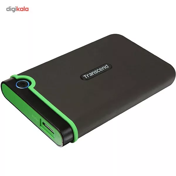 هارد اکسترنال ترنسند مدل StoreJet 25M3 ظرفیت یک ترابایت دارای رابط USB Type-A 2.0