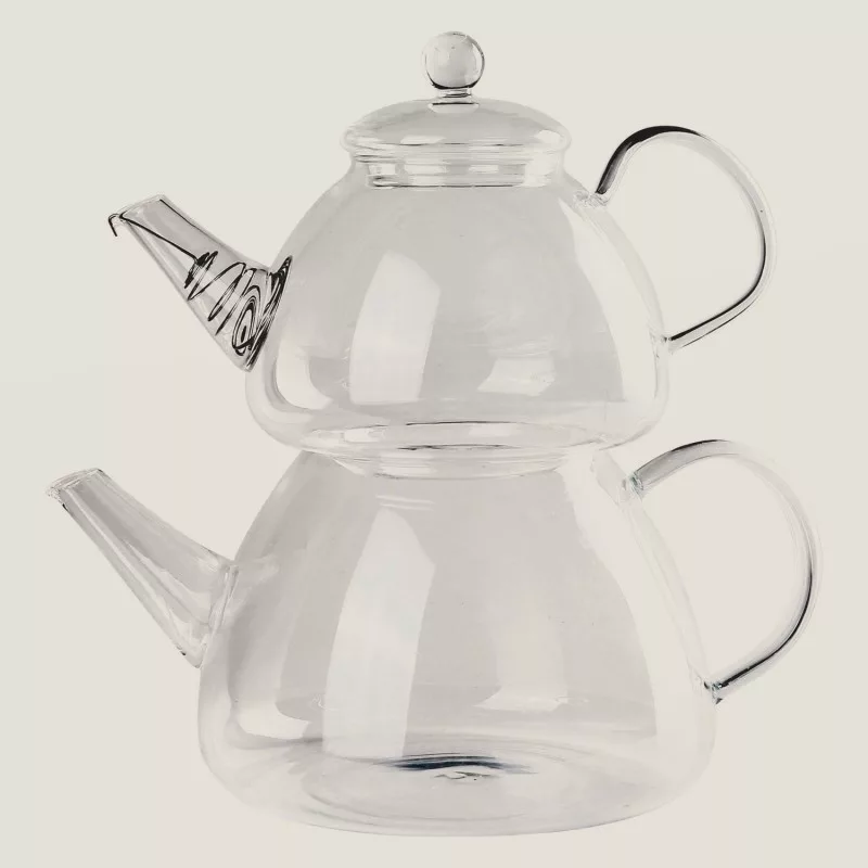ست کتری و قوری مدل GLASS POT SET