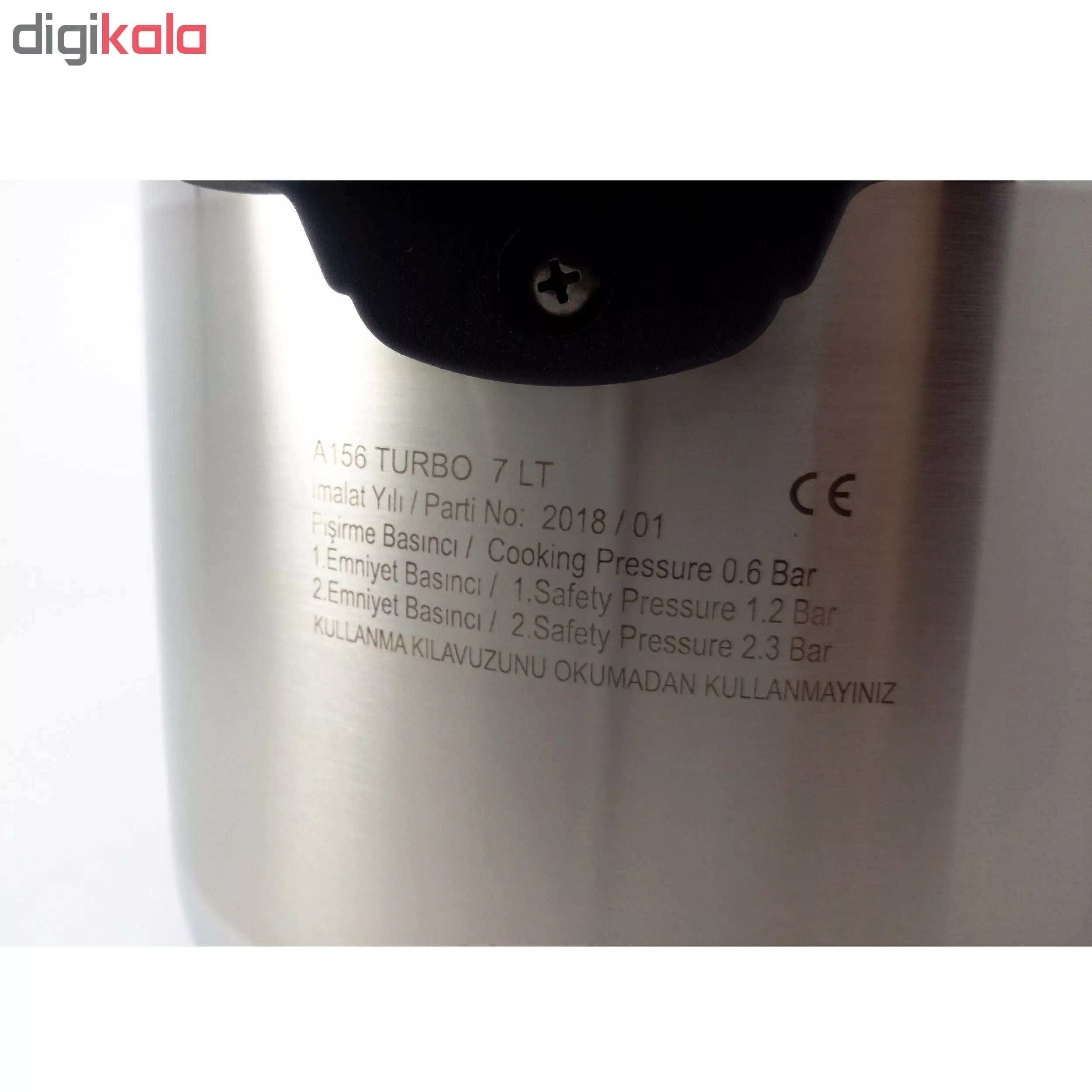 زودپز کرکماز مدل توربو A156 گنجایش 7 لیتر