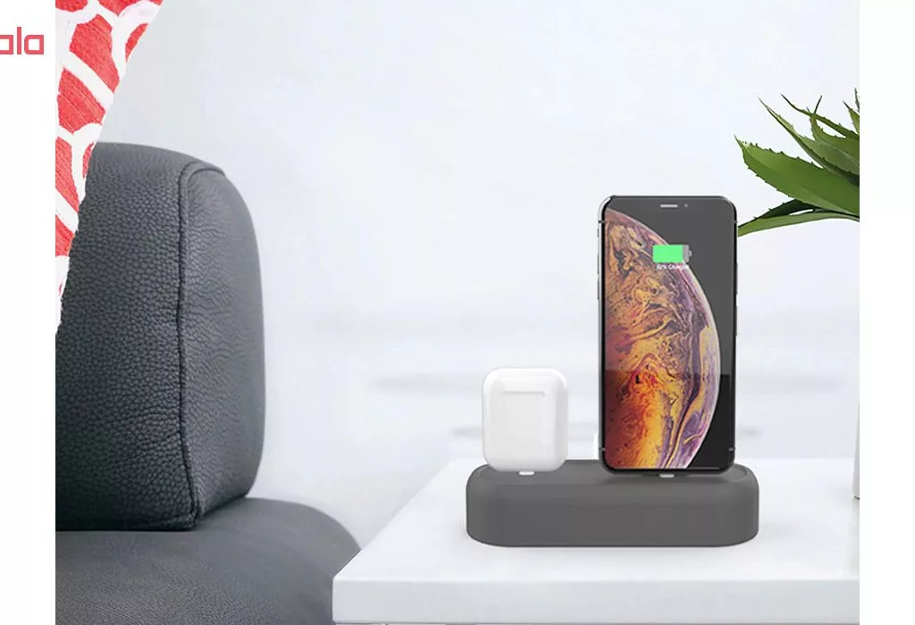 پایه شارژ آها استایل مدل DOK مناسب برای آیفون و ایرپاد