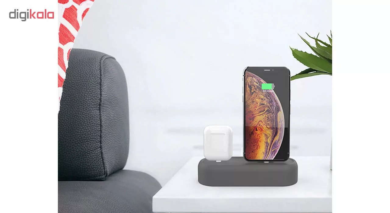 پایه شارژ آها استایل مدل DOK مناسب برای آیفون و ایرپاد