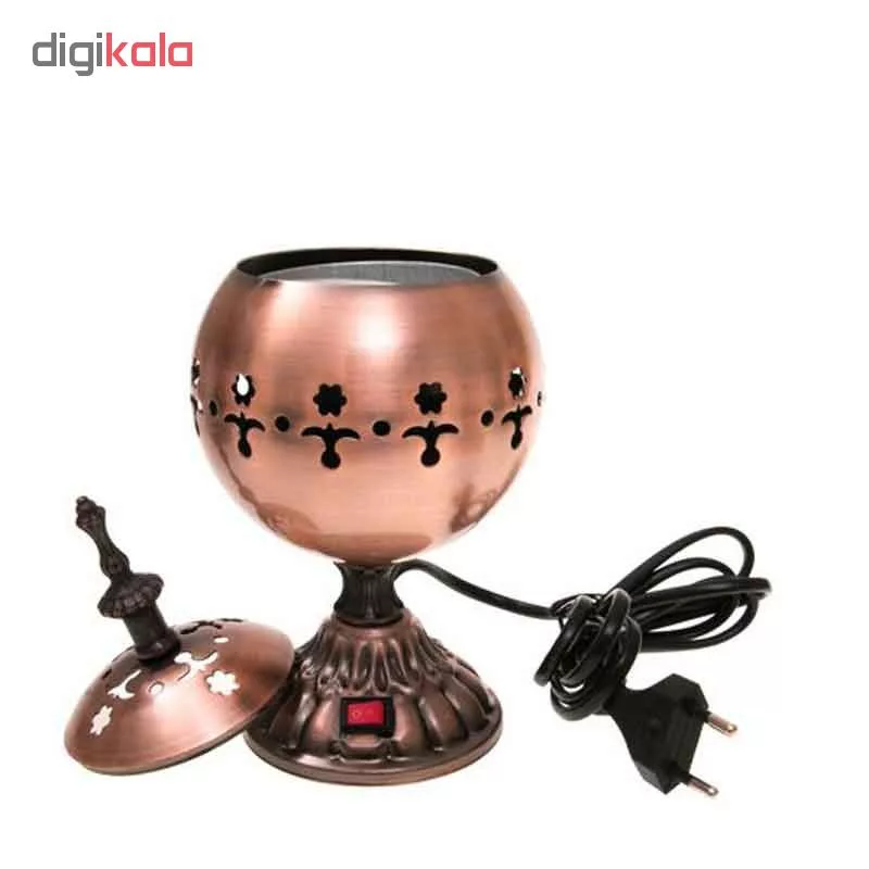 اسپند دود کن برقی مدل yc-026 طلایی کد 1001316