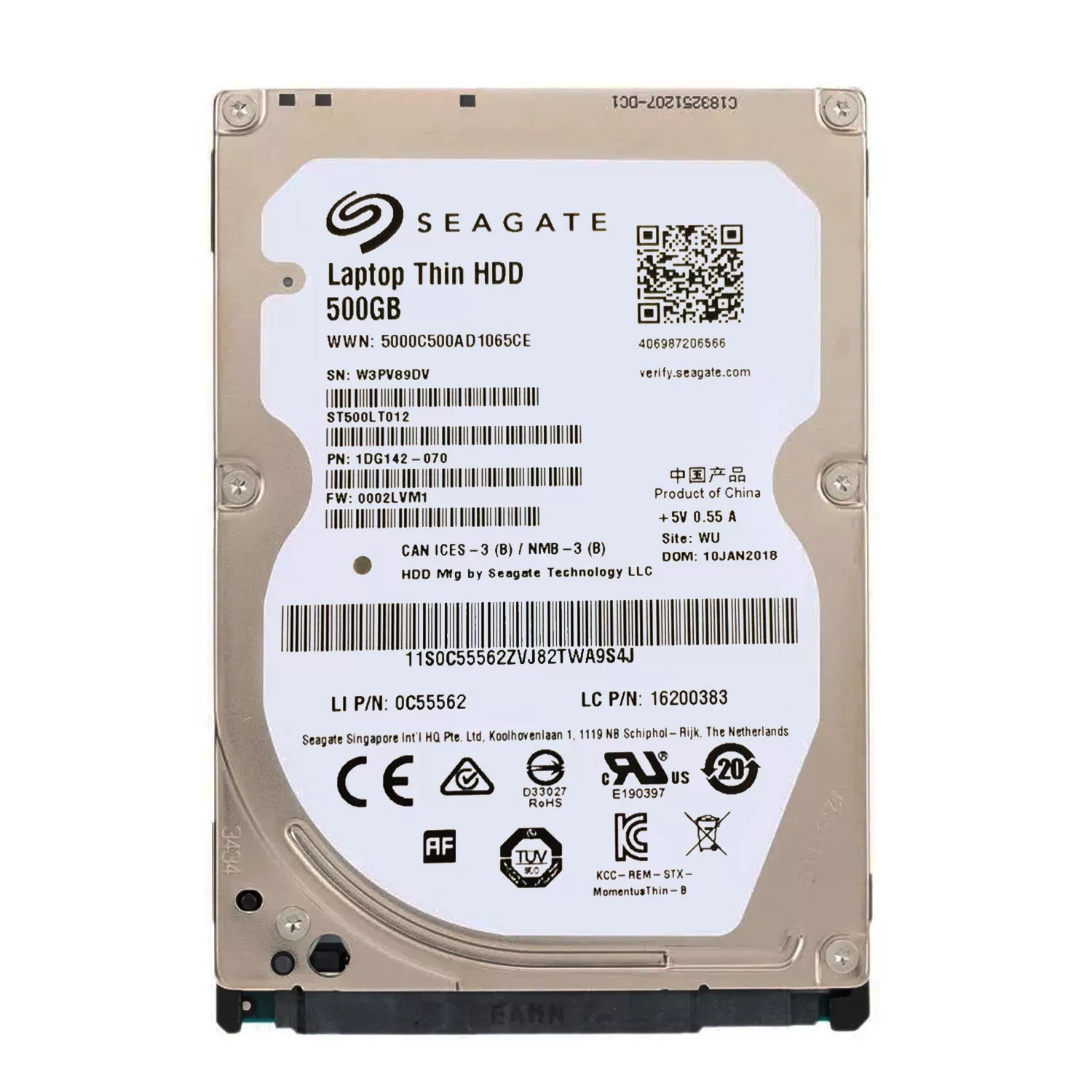 هارددیسک اینترنال سیگیت مدل 1DG142-070 ظرفیت 500 گیگابایت