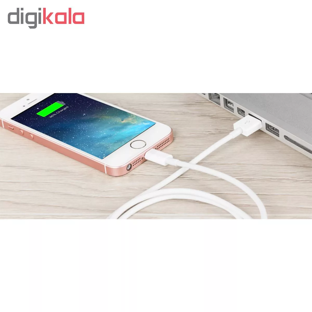 کابل تبدیل USB به لایتنینگ مدل MD818 طول 1متر