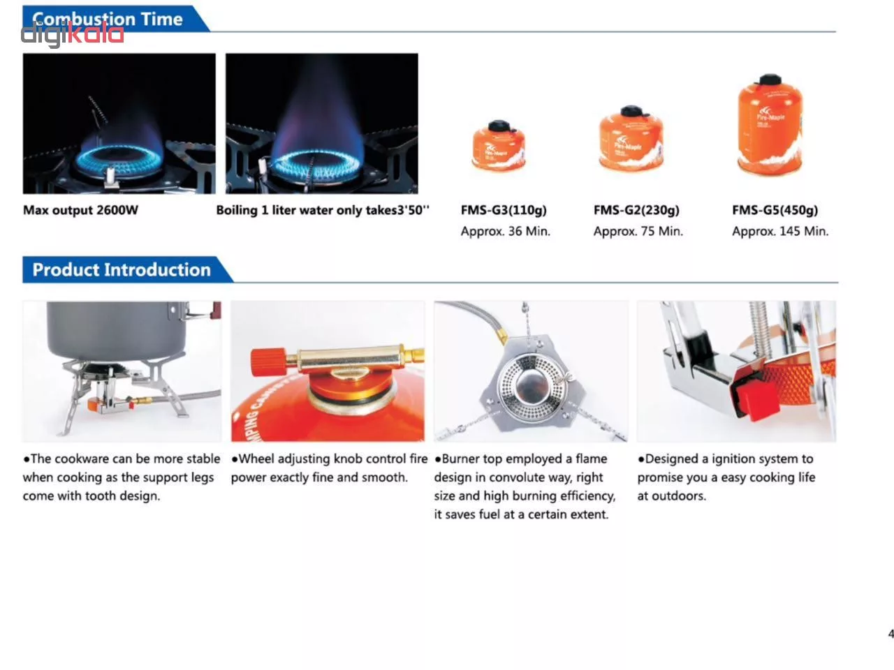سرشعله فایر مپل مدل fms 105