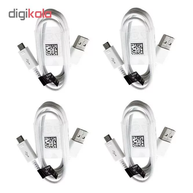 کابل تبدیل USB به microUSB کد 45874 طول 1.2 متر بسته 4 عددی