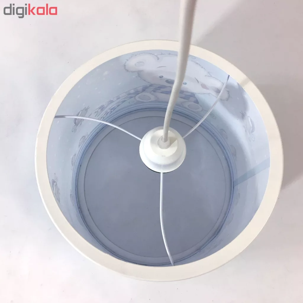 لوستر کودک طرح خرس شال دار کد 001