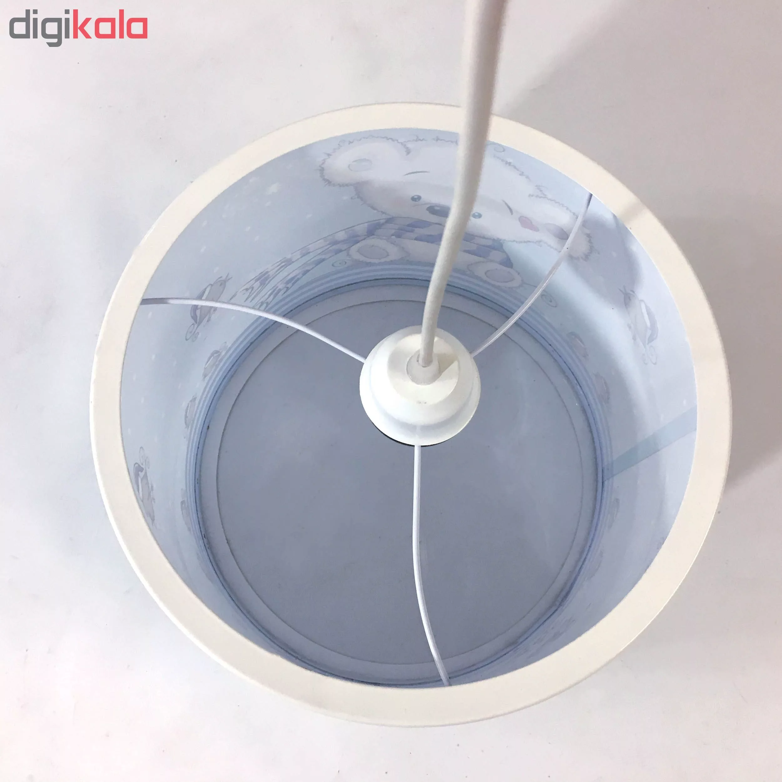 لوستر کودک طرح خرس شال دار کد 001