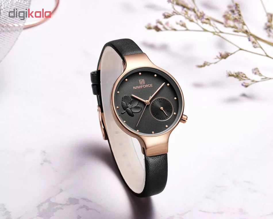 ساعت مچی عقربه ای زنانه نیوی فورس مدل NF5001-RGBB