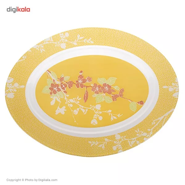 سرویس غذاخوری 19 پارچه لومینارک مدل Japanese Tree به همراه یک ست 6 عددی لیوان