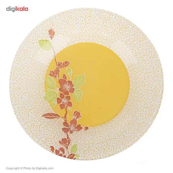 سرویس غذاخوری 19 پارچه لومینارک مدل Japanese Tree به همراه یک ست 6 عددی لیوان