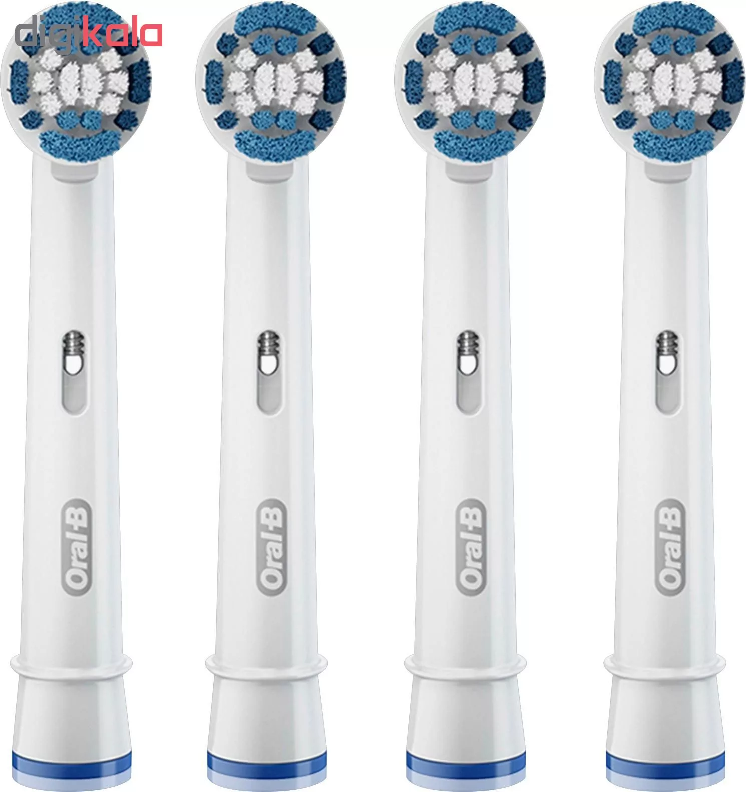 سری یدک مسواک برقی اورال-بی مدل PRECISION CLEAN بسته 4 عددی