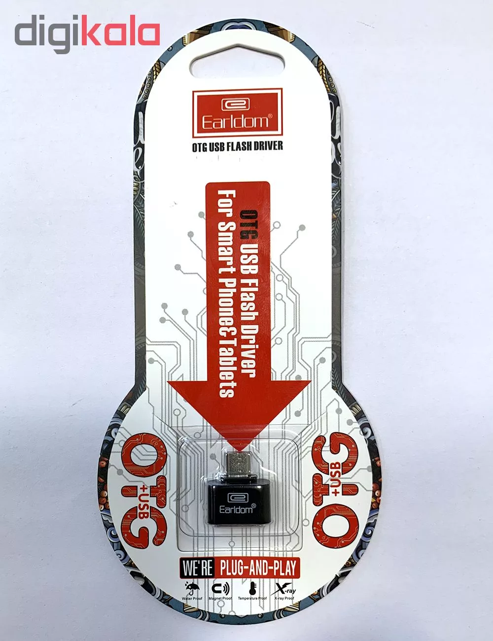 مبدل USB به micro USB ارلدام مدل ET-OT03