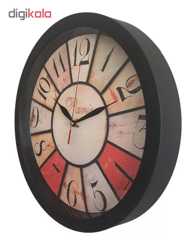 ساعت دیواری پیرل طرح paris کد 205