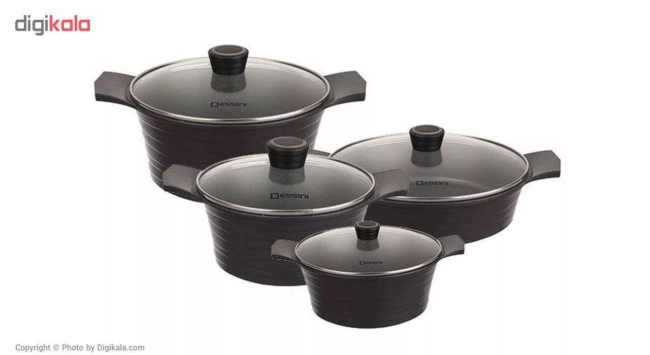 سرویس پخت و پز 8 پارچه دسینی مدل Rejina