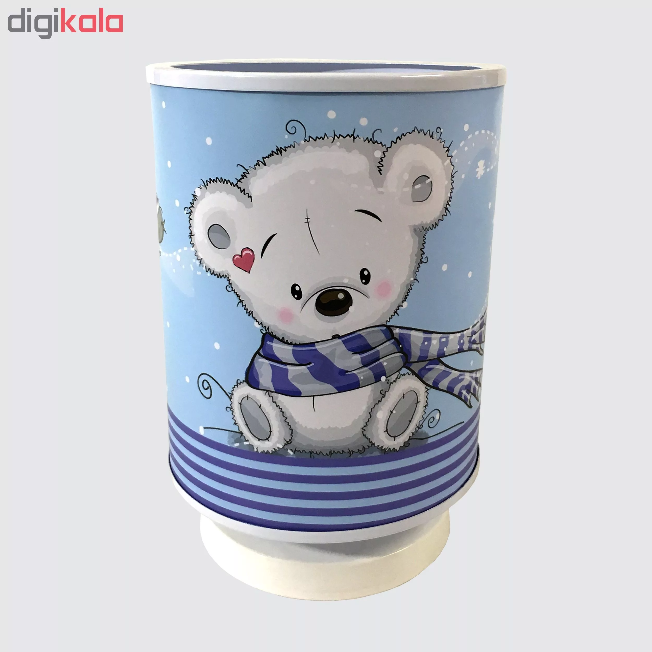 چراغ خواب کودک طرح خرس شال دار کد 012