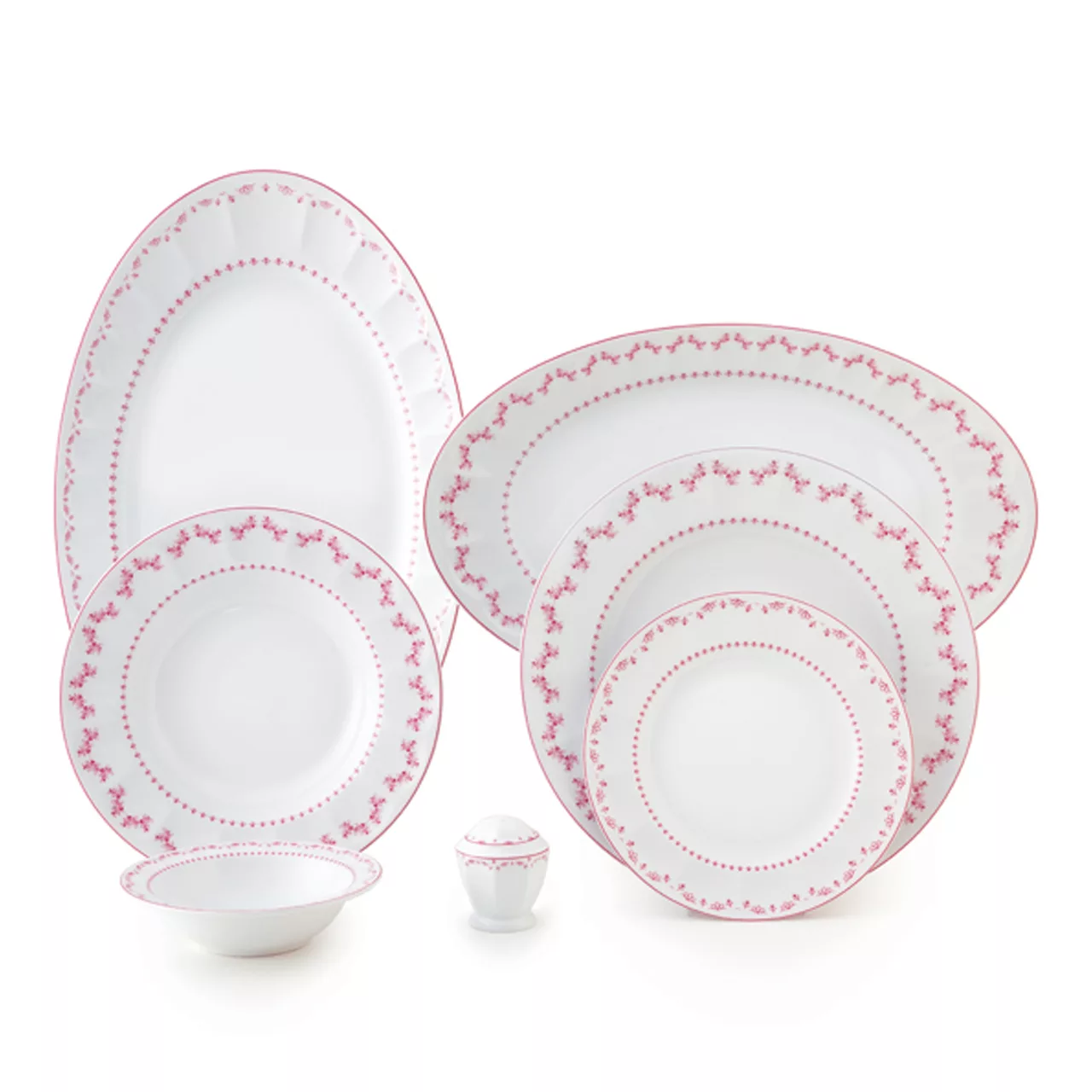 سرویس غذاخوری 29 پارچه چینی زرین ایران سری نئوکلاسیک مدل فرانسیس درجه عالی