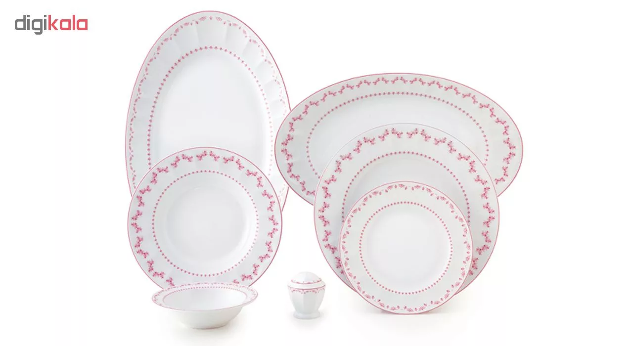 سرویس غذاخوری 29 پارچه چینی زرین ایران سری نئوکلاسیک مدل فرانسیس درجه عالی